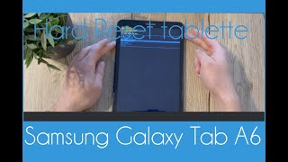 Comment faire un hard reset sur une tablette Samsung Galaxy Tab A6 [upl. by Ruthann]