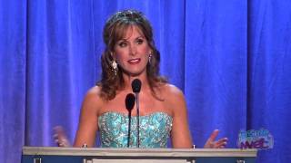 Jodi Benson voice of Ariel accepts Disney Legends award at the 2011 D23 Expo [upl. by Ednihek]