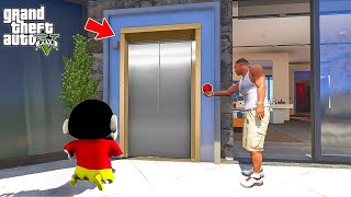 Franklin Found New Secret Magical Elevator Lift Inside Shin Chan amp Franklin House in Gta 5 Telugu [upl. by Lela451]