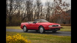 1993 Cadillac Allante Walkaround [upl. by Sacram]