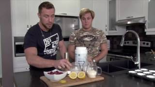 Muffins au citron et aux framboises NUX sciences REVIVE [upl. by Norod]