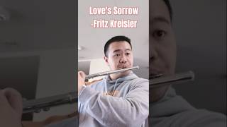 Kreisler Liebesleid Loves sorrowflute classicalmusic musician [upl. by Sergius]