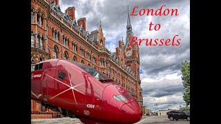 London St Pancras International to Brussels Midi Station on Eurostar [upl. by Turino]