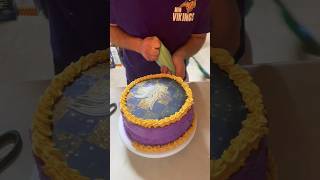 SKOL 💜💛 PSA not a pro lol minnesotavikings cake sundayfunday footballsunday vikings football [upl. by Erreip]