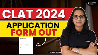 CLAT 2024 Application Form is out  What is Last Date of Registration  Consortium Latest Update [upl. by Neerahs]