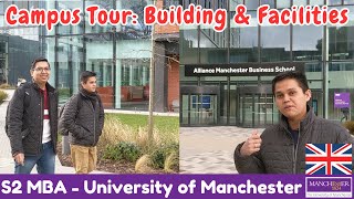 Campus Tour Alliance Manchester Business Scholl  MBA University of Manchester Building Facilities [upl. by Mongeau]