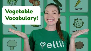 Vegetables Beginner English Vocabulary [upl. by Tjader]