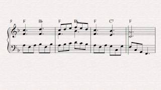 Free easy piano sheet music  Plaisir DAmour [upl. by Mudenihc]