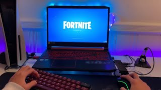 Fortnite but You Are Me POV  Laptop Player  Chapter 3 🤩 [upl. by Ateval226]