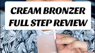 Cream Bronzer review [upl. by Kirven]