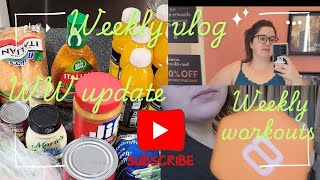 CHATTY VLOG WW UPDATE WEEKLY WORKOUTS AND PLUS SIZE SHOPPING 🛍 💪 [upl. by Geirk]