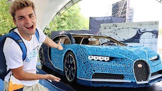 LA PRIMA MACCHINA LEGO FUNZIONANTE Bugatti Chiron scala 11 [upl. by Aiksas]