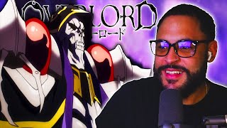 NON ANIME FANS FIRST TIME WATCHING OVERLORD EPISODE 1 REACTION [upl. by Bautista]