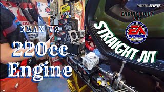 Nmax V2 220cc Touring Set  Straight JVT Engine  Engine Boreup [upl. by Llenor]