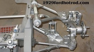 Model A Ford Hot Rod Chassis  Frame Plans Using C4 Corvette Suspension [upl. by Skell794]