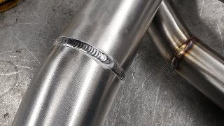 Aluminum welding a cold air intake [upl. by Procora]