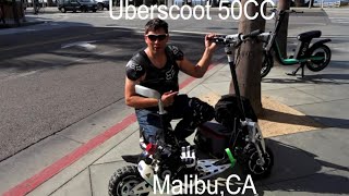 Mototec Uberscoot 50cc GAS Scooter 2 stroke gas scooter [upl. by Merrielle]