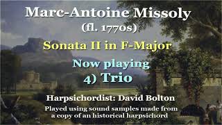 MarcAntoine Missoly fl 1770s Sonata 2 in FMajor [upl. by Sillyhp18]