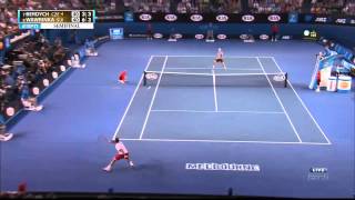 wawrinka vs Berdych aus open 2014 [upl. by Sharlene]