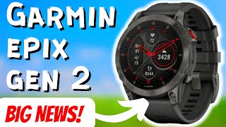 Garmin Epix Gen2  BIG ANNOUNCEMENT The Best Fitness amp Golf Watch Ever [upl. by Nueormahc188]