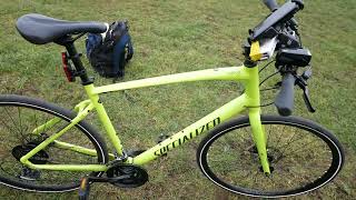 2021 Specialized Sirrus 20 Hybrid Bike Hyper Green 3 month review [upl. by Christoph685]