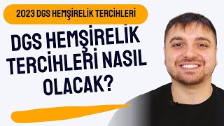 2023 DGS Hemşirelik Tercihi Nasıl Yapılır Hemşirelik Sıralamalar Nasıl Olacak [upl. by Juli800]