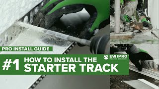 Ep1  Installing Starter Track  External Wall Insulation Guide [upl. by Ahsenot]