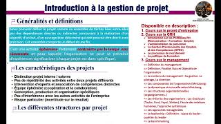 Gestion de projet  Partie 1 [upl. by Eiramadnil]