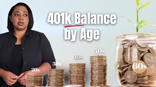 Average 401k Balance by Age [upl. by Uhp8]