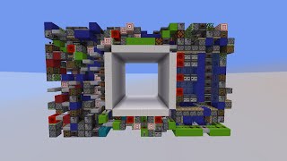 Fast 8x8 piston door 15 seconds [upl. by Litch61]