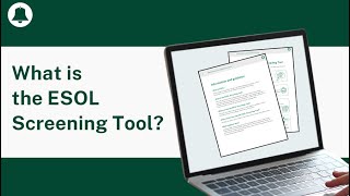 ESOL Screening Tool for Speaking and Listening 2 1 [upl. by Aynekal151]