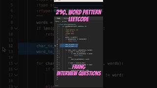 Leetcode 290  Word Pattern [upl. by Gnohp16]