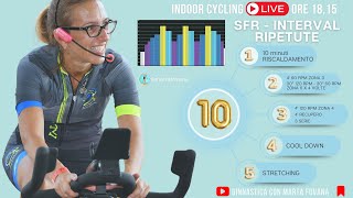 Indoor Cycling Live SFR INT RIP  Raggiungi i Tuoi Obiettivi con Me  Lezione Spinning 10 [upl. by Harris796]