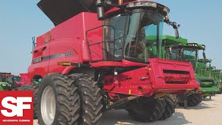 Case IH 8240 combine sells at auction  Steel Deals  Successful Farming [upl. by Asel907]