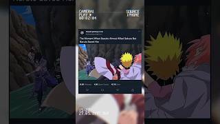 The Moment When Sasuke Almost Killed Sakura But Naruto Saved Hertrending naruto animeedit [upl. by Dajma]