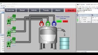 wincc explorer tutorial analog hmi screen [upl. by Dylane944]