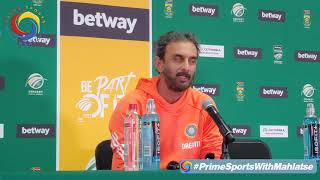 India batting coach Vikram Rathour after Day One of Boxing Day Test against Proteas in Centurion [upl. by Aniretak]