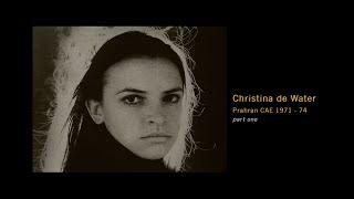 Christina de Water Prahran CAE 1971 – 74 Part One [upl. by Owena210]