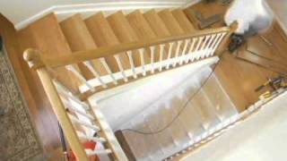 How to install wood on stairs  StareCasing Installation Training [upl. by Yancey541]