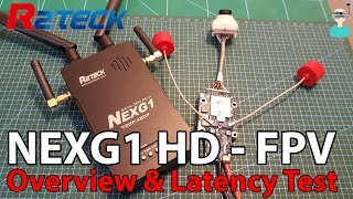 R2TECK NEXG1 HD FPV System  Overview amp Latency Test [upl. by Lesya]