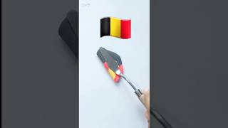 Belgium flag colour mixing ideas art clay ideas yt mix diy asmr flag colourmixing shorts🇧🇪 [upl. by Meda]