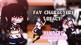 ♡︎My Favorite Characters React to Each Other♡︎ pt2 ❣︎Ayano Aishi❣︎ [upl. by Weil]