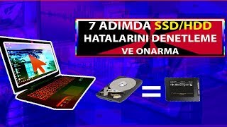 Harddisk SSD Hatalarını Denetleme ve Onarma [upl. by Koehler366]