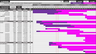 Excel Şantiye İş Programı Tanıtım [upl. by Allis17]