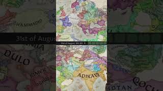 India Formed In 1066 Time lapse crusaderkings3 [upl. by Adnahsed]