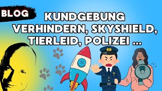 kundgebung verhindern skyshield tierleid polizei [upl. by Adle]