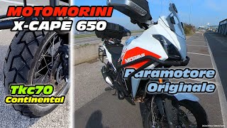 XCape 650 Paramotore Originale e Gomme Continental TKC 70  Costo di Asiago [upl. by Friedlander]