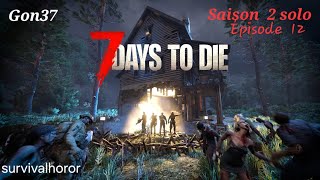 7 Days To Die S02 Ep12 Extermination de zombis [upl. by Eivi]