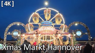 4K Hannover Weihnachtsmarkt  Christmas  Market  travel  trending [upl. by Sabba]