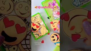 Diy emoji 🥰 sticker making at homediy emoji sticker craft shorts shortvideo trending fun [upl. by Saks]